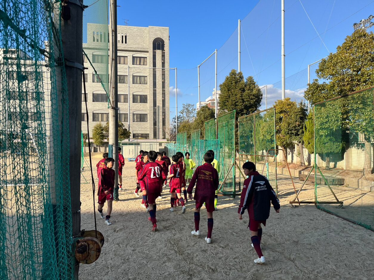 U-14結果 vs 茨木市立養精中学校、茨木市立天王中学校 2/5(日) | LEO SOCCER CLUB